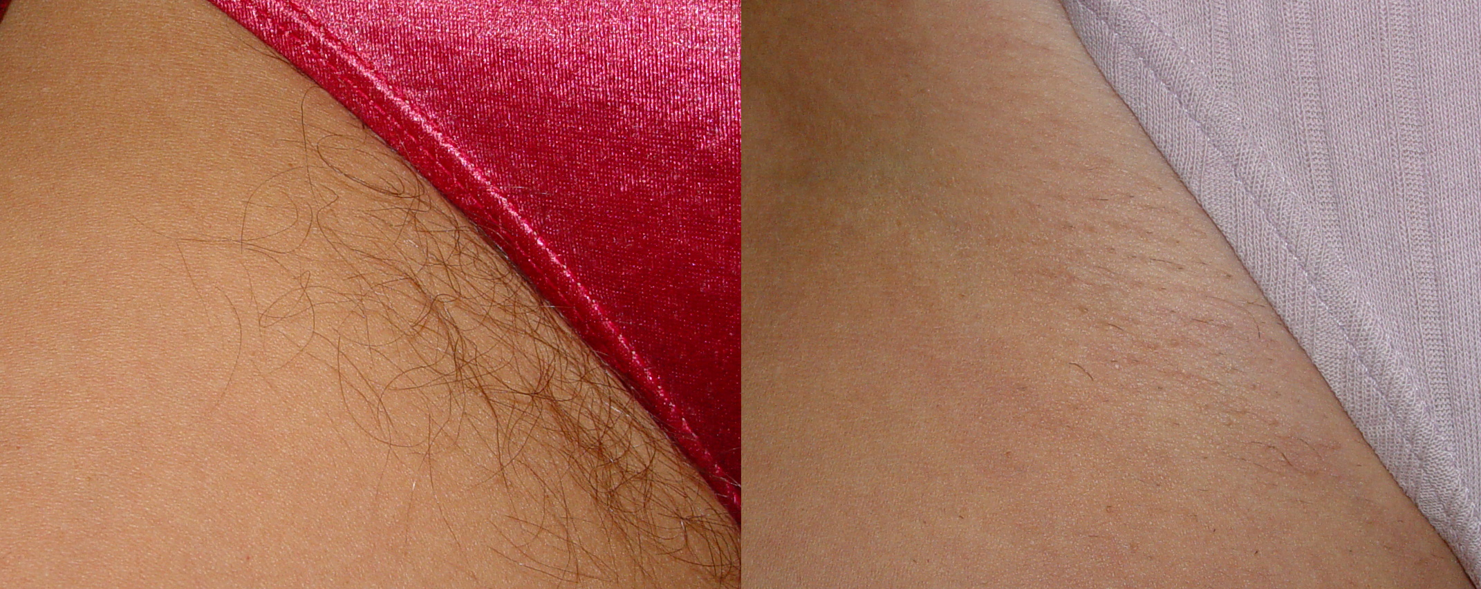 Русская телочка в розовых перчатках делает депиляцию интимных зон мужику перед камерой